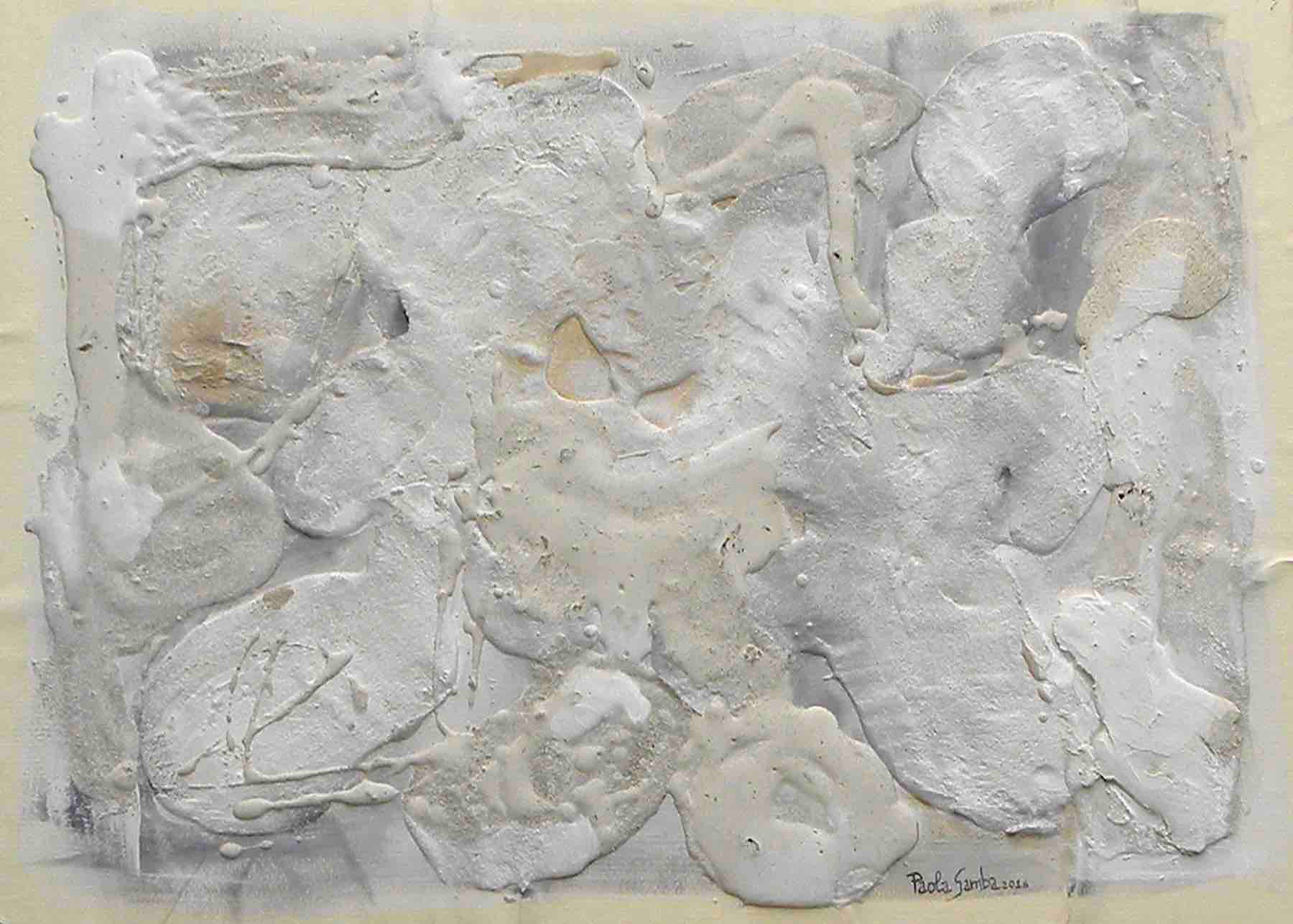 M10_2016<br> 50x70cm, acrilico e gesso su tela e legno