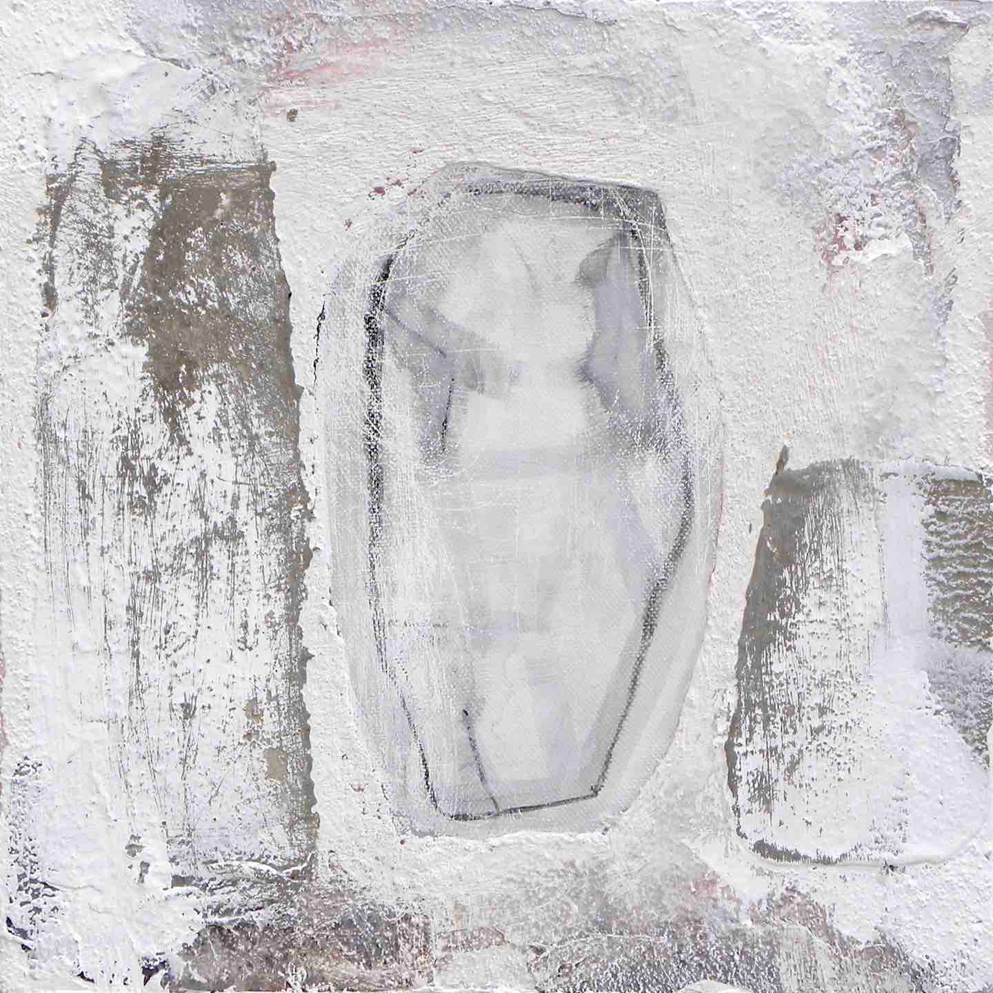 M20_2016<br> 30x30cm, acrilico e malta su tela