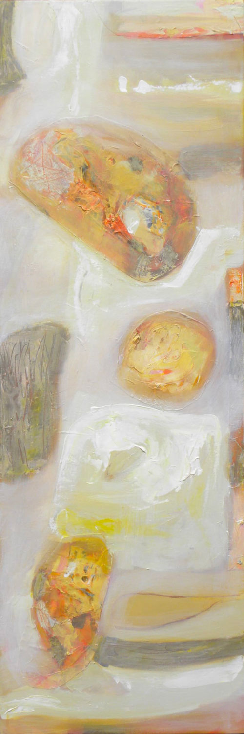 14_2021<br> 40x120cm, acrilico e collage su tela