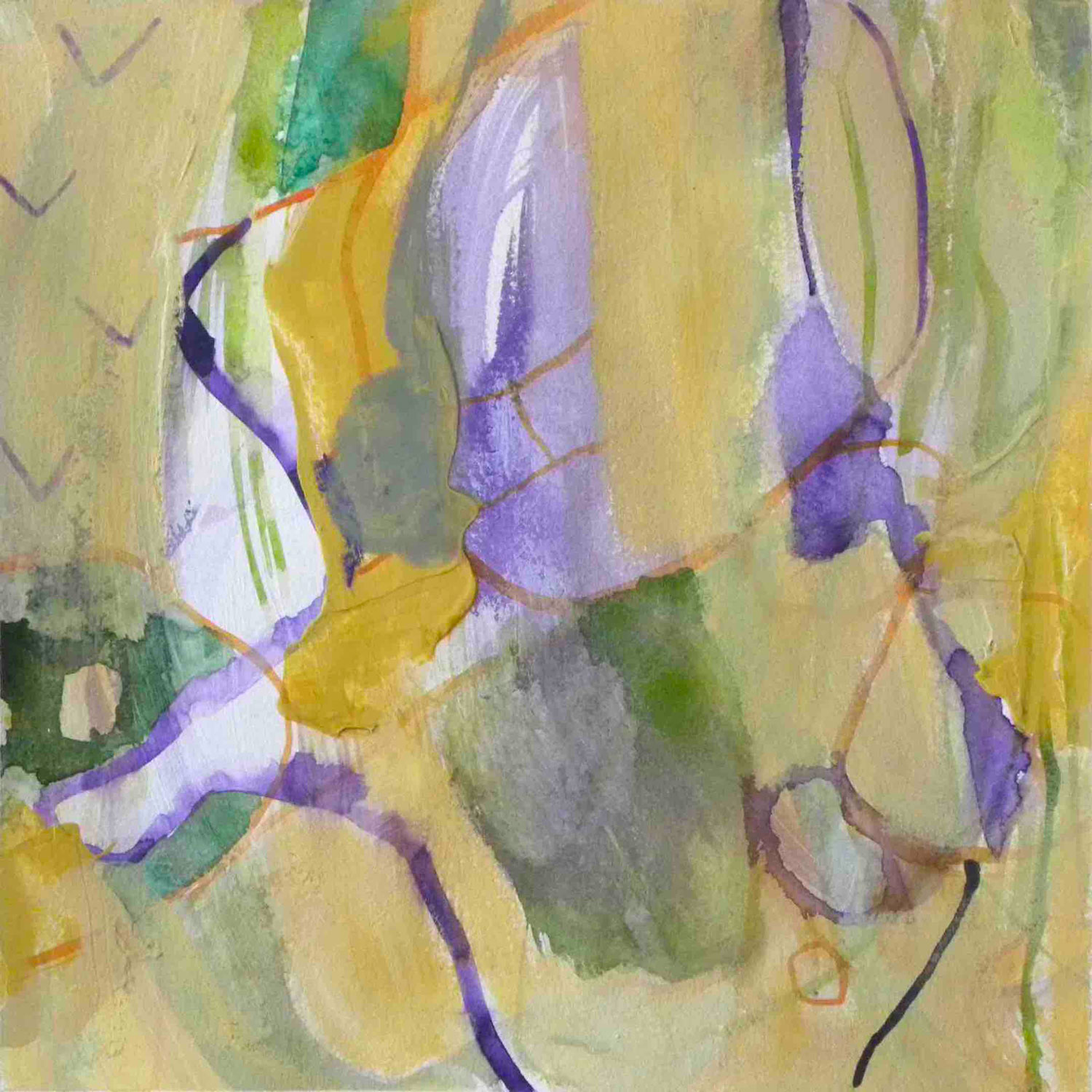 14_2022<br> 30x30cm, acquerello e acrilico su carta